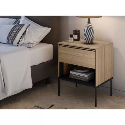 Noční stolek ANACORTES - dub