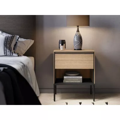 Noční stolek ANACORTES - dub