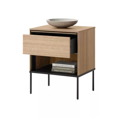 Noční stolek ANACORTES - dub