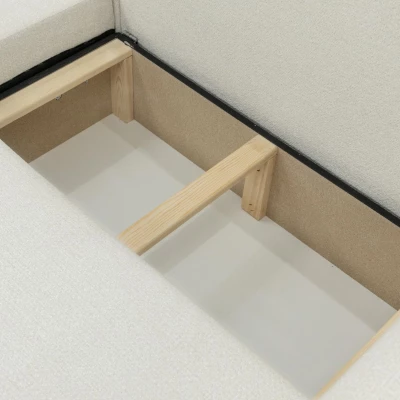 Rozkládací rohová sedačka s úložným prostorem YAKIMA - zelená 2