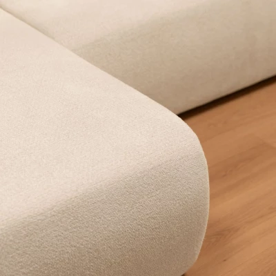 Rozkládací rohová sedačka s úložným prostorem YAKIMA - popelavá