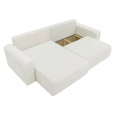 Rozkládací rohová sedačka s úložným prostorem YAKIMA - zelená 1