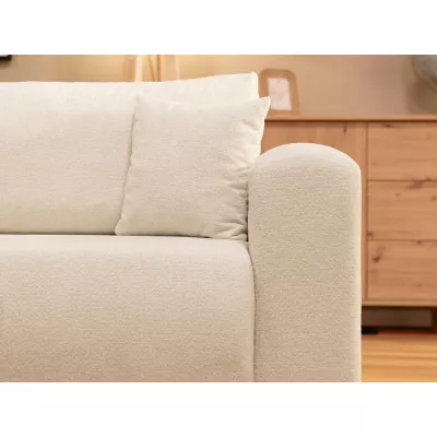 Rozkládací rohová sedačka s úložným prostorem YAKIMA - blankytná modrá