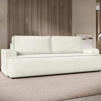 Dvoumístná pohovka s úložným prostorem BELLEVUE - špinavá bílá