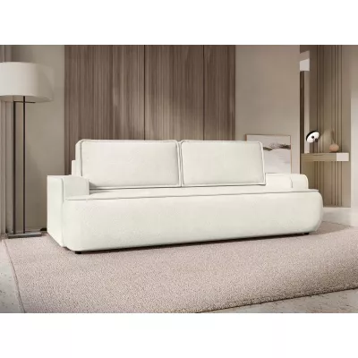 Dvoumístná pohovka s úložným prostorem BELLEVUE - špinavá bílá