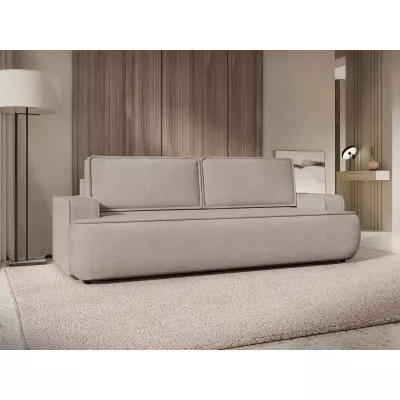 Dvoumístná pohovka s úložným prostorem BELLEVUE - béžovohnědá