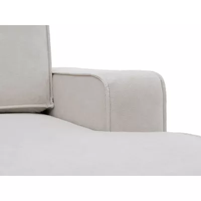 Rozkládací rohová sedačka s úložným prostorem BELLEVUE - tmavá šedá, levý roh