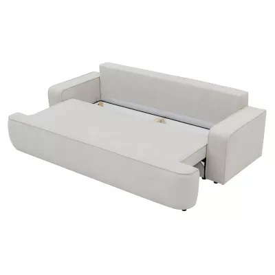 Dvoumístná pohovka s úložným prostorem BELLEVUE - špinavá bílá