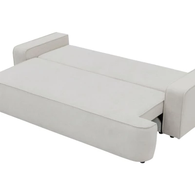 Dvoumístná pohovka s úložným prostorem BELLEVUE - světlá šedá