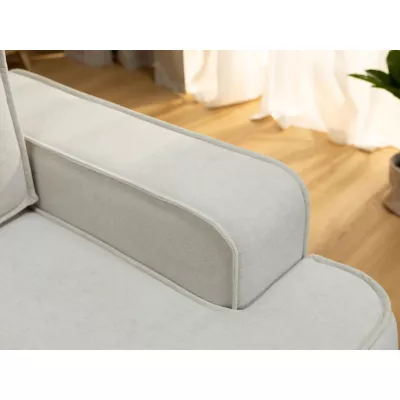 Dvoumístná pohovka s úložným prostorem BELLEVUE - béžovohnědá