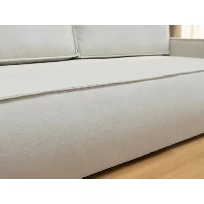 Dvoumístná pohovka s úložným prostorem BELLEVUE - světlá šedá