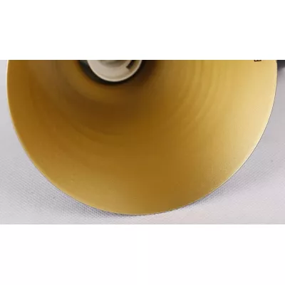 Moderní nástěnná lampa MORE - 1xE27, 40W, černá / zlatá