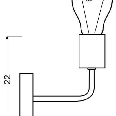 Nástěnné industriální svítidlo SPILL - 1xE27, 60W, černé / zlaté