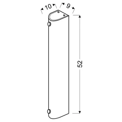 Moderní nástěnné osvětlení ABREGO - 3xE27, 60W, čiré