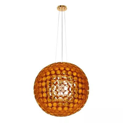 Designové závěsné osvětlení ABROS - 1xE27, 60W, koule, měděné