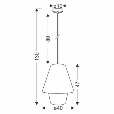 Závěsné osvětlení AFRICA - 1xE27, 40W, 40cm, kulaté, černé / béžové / bílé