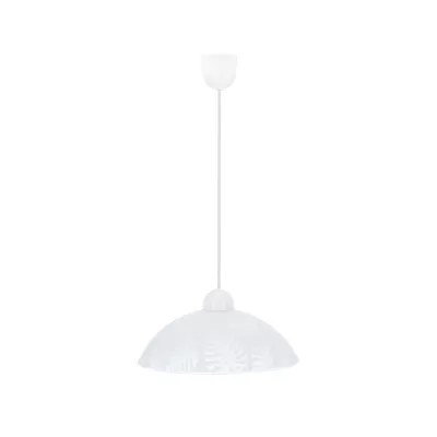 Závěsné moderní svítidlo ALCARA - 1xE27, 60W, bílé