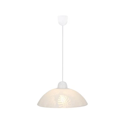 Závěsné moderní svítidlo ALCARA - 1xE27, 60W, bílé