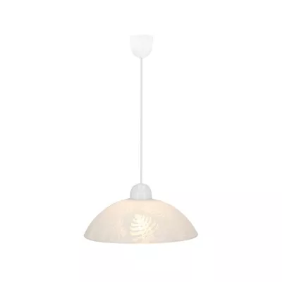 Závěsné moderní svítidlo ALCARA - 1xE27, 60W, bílé