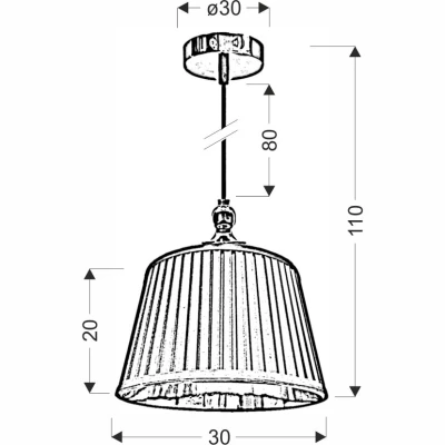 Moderní závěsné osvětlení AMORE - 1xE27, 60W, měděné / černé