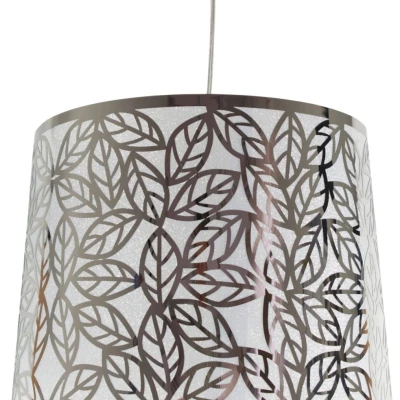 Moderní kulatý závěsný lustr ANDROMEDA - 1xE27, 60W, chromovaný