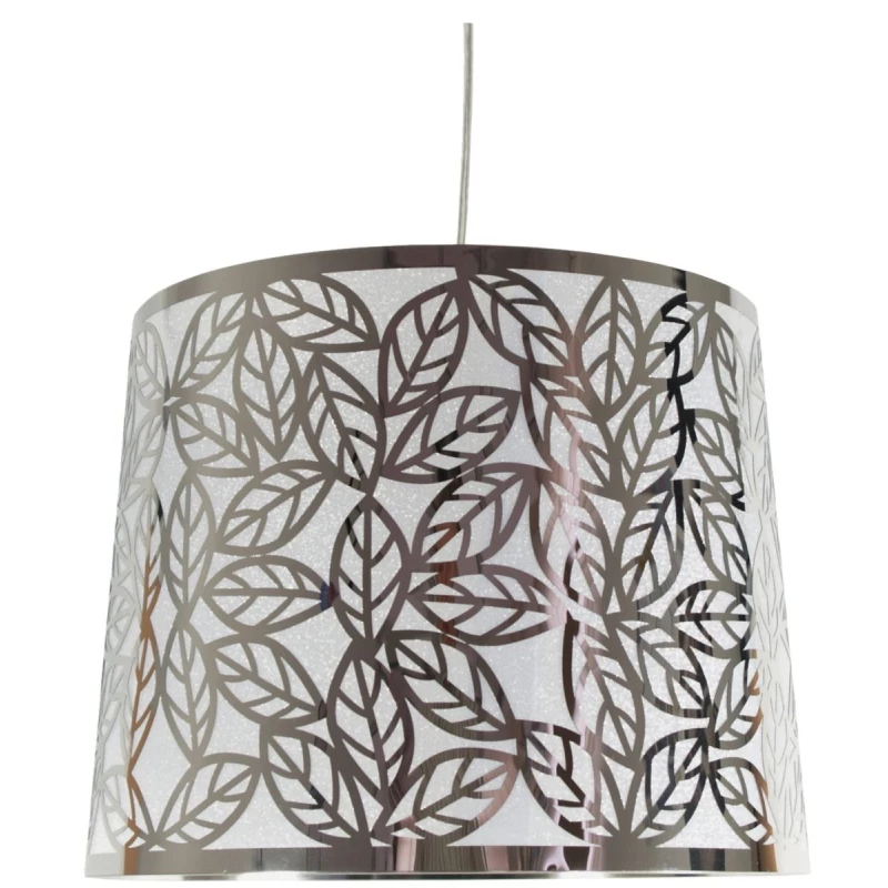 Moderní kulatý závěsný lustr ANDROMEDA - 1xE27, 60W, chromovaný