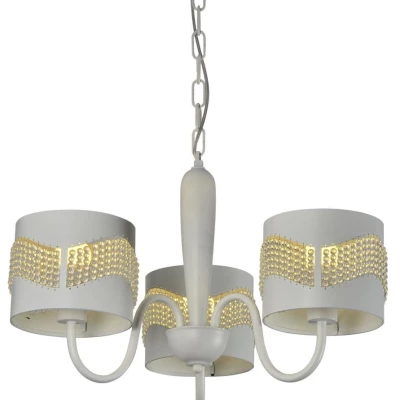 Moderní tříramenné závěsné světlo ANTONIO - 3xE27, 60W, bílé