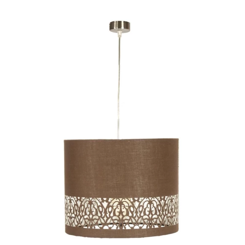 Závěsný moderní lustr ARABESCA - 1xE27, 60W, hnědý