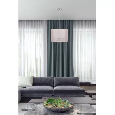 Závěsný moderní lustr ARABESCA - 1xE27, 60W, krémový