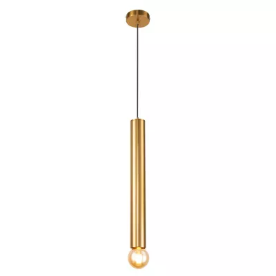 Závěsné moderní osvětlení AUSTIN SLIM - 1xE27, 40W, 50x6cm, zlaté
