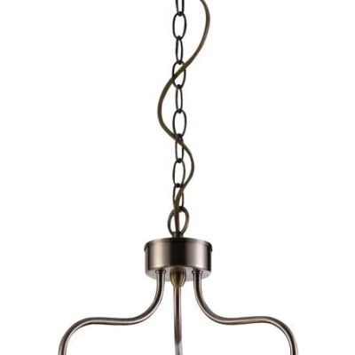 Závěsný tříramenný lustr na řetězu BALLET - 3xE27, 40W, patina