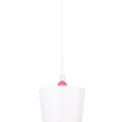 Závěsné dětské osvětlení BEBE - 1xE27, 60W, růžové