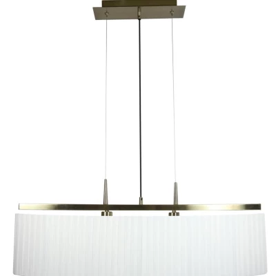 Závěsné svítidlo nad jídelní stůl BERG - 2xE14, 40W, patina / bílé