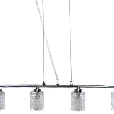 Závěsné osvětlení nad jídelní stůl BERTA - 4xG9, 40W, chromované