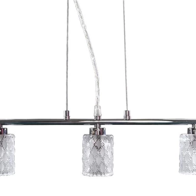 Závěsné osvětlení nad jídelní stůl BERTA - 3xG9, 40W, chromované