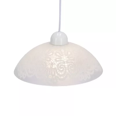 Závěsné osvětlení BILBAO - 1xE27, 60W, bílé