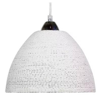 Závěsné moderní osvětlení BRAID - 1xE27, 60W, bílé