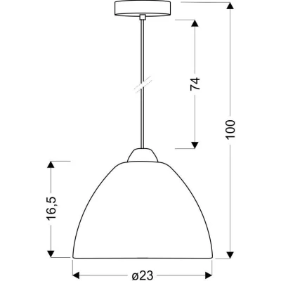 Závěsné moderní osvětlení BRAID - 1xE27, 60W, bílé