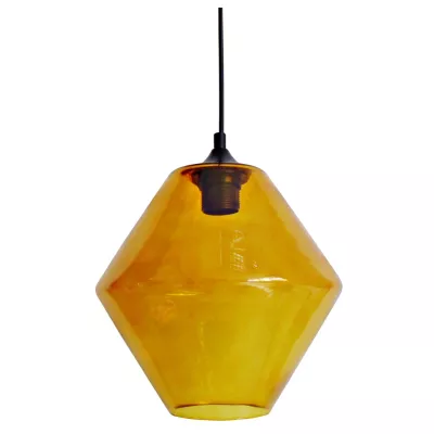 Závěsné moderní osvětlení BREMEN - 1xE27, 60W, oranžové