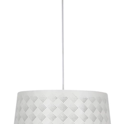 Závěsné moderní svítidlo BRILION - 1xE27, 60W, bílé