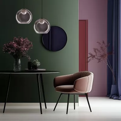 Moderní závěsné svítidlo BRIN - 1xG9, 15W, černé / kouřové sklo