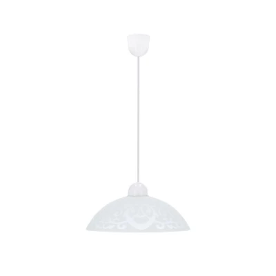 Závěsné moderní svítidlo BRONTE - 1xE27, 60W, bílé