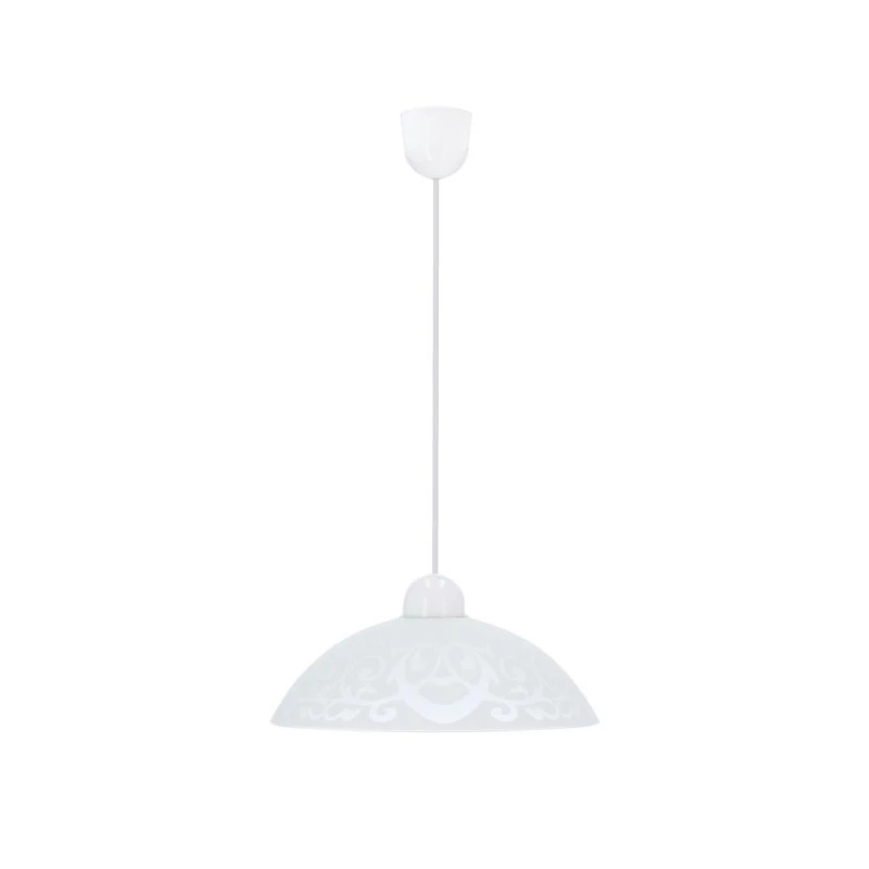 Závěsné moderní svítidlo BRONTE - 1xE27, 60W, bílé