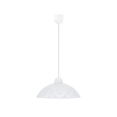 Závěsné moderní svítidlo BRONTE - 1xE27, 60W, bílé