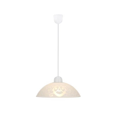 Závěsné moderní svítidlo BRONTE - 1xE27, 60W, bílé