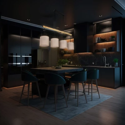 Závěsné světlo nad jídelní stůl COMBI - 4xE27, 60W, černé / hnědé / béžové