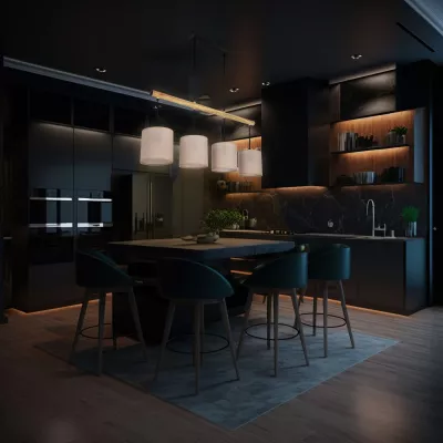 Závěsné světlo nad jídelní stůl COMBI - 4xE27, 60W, černé / hnědé / béžové