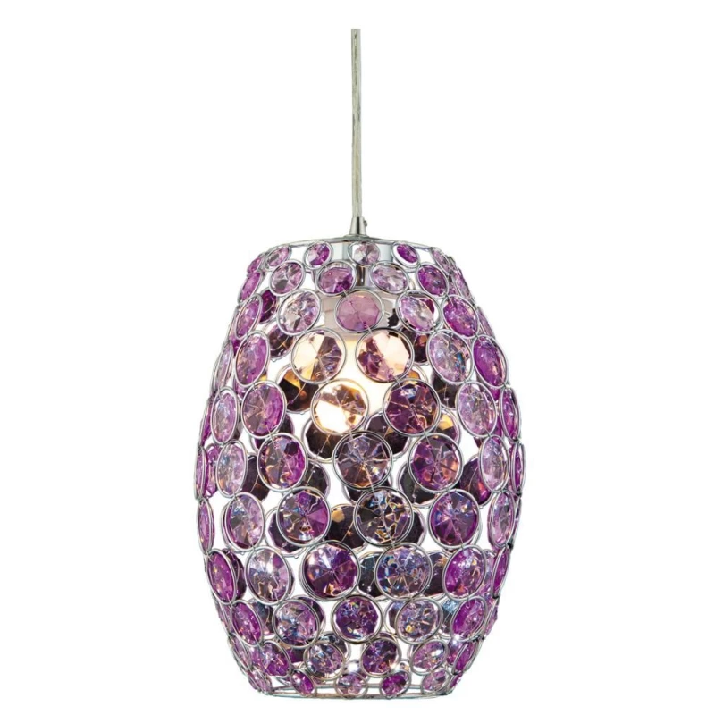 Designové závěsné osvětlení CORN - 1xE27, 60W, fialové