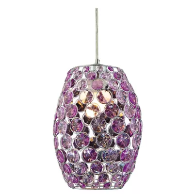 Designové závěsné osvětlení CORN - 1xE27, 60W, fialové