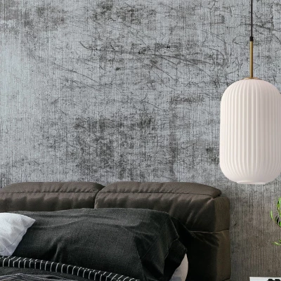 Závěsné moderní osvětlení CRESTO - 1xE27, 40W, bílé / zlaté